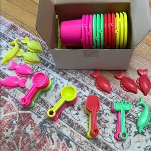 New Dreidel Colorful Beach Toy Pack of 12 3.25”